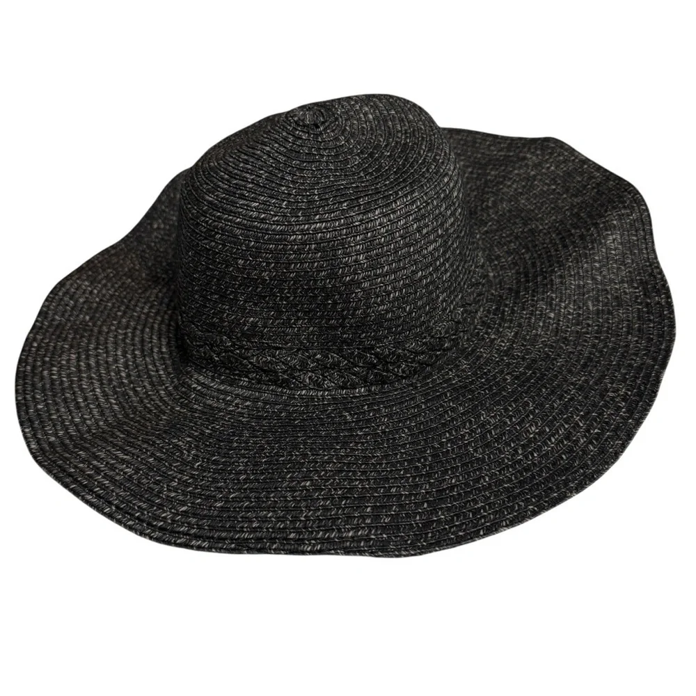 Goorin Bros Mint Packable Paper Straw Rafia Hat Floppy Brown 4